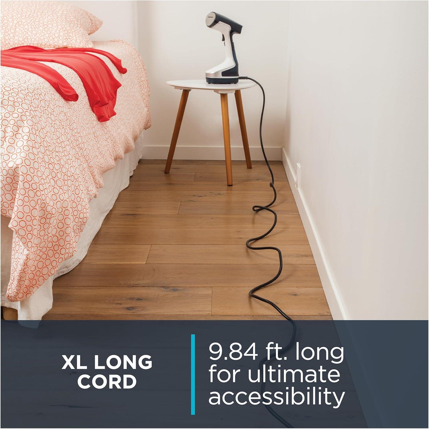 image:imageRowenta Hand Steamer for Clothes XCel Handheld Steamer 25Second HeatUp Powerful Steam Long Cord 1875W Clothes Steamer Travel Must Have DR82201600 Watts