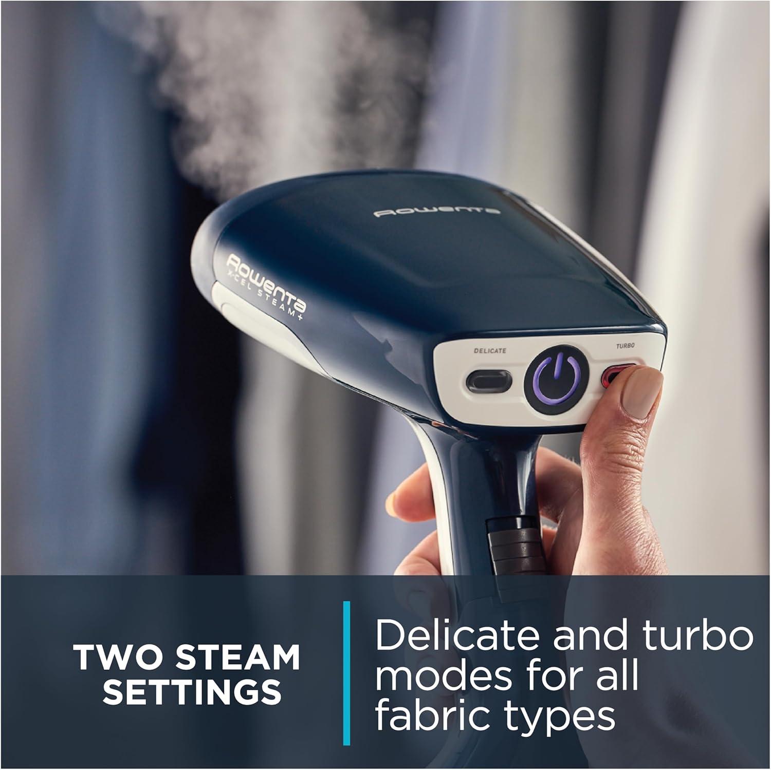 image:imageRowenta Hand Steamer for Clothes XCel Handheld Steamer 25Second HeatUp Powerful Steam Long Cord 1875W Clothes Steamer Travel Must Have DR82201600 Watts
