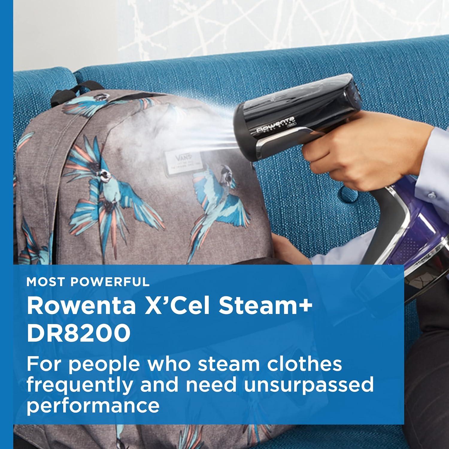 image:imageRowenta Hand Steamer for Clothes XCel Handheld Steamer 25Second HeatUp Powerful Steam Long Cord 1875W Clothes Steamer Travel Must Have DR82201875 Watts