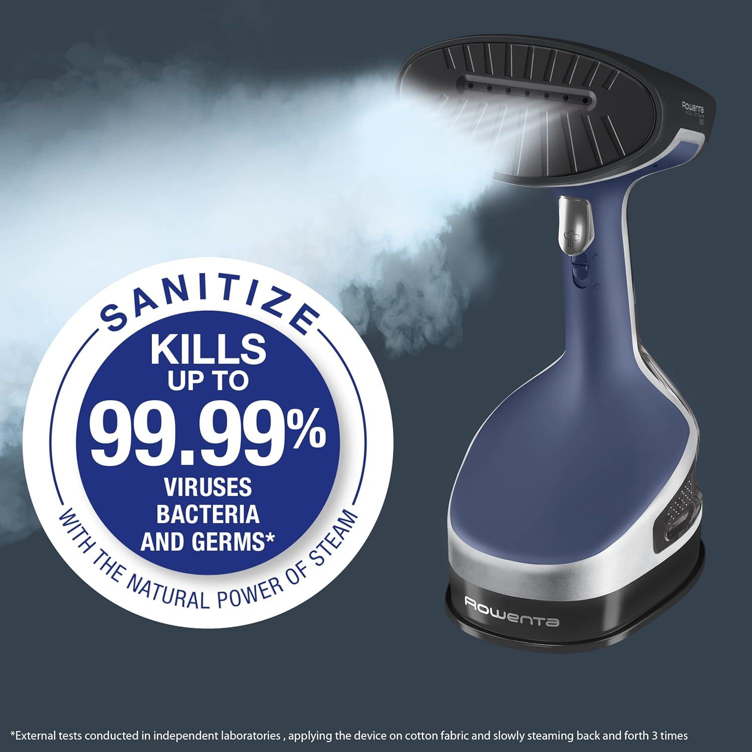 image:imageRowenta Hand Steamer for Clothes XCel Handheld Steamer 25Second HeatUp Powerful Steam Long Cord 1875W Clothes Steamer Travel Must Have DR82201875 Watts