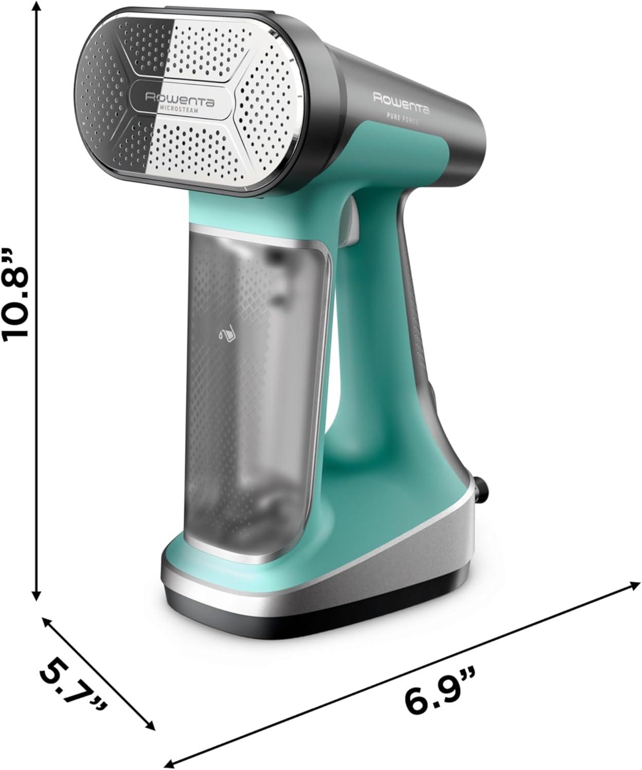 image:imageRowenta Handheld Steamer for Clothes Pure Force 2in1 Steamer amp Iron 1875W VerticalHorizonal Steaming amp Ironing Lightweight Autooff XL power 1875 Watts DR88222in1 Iron Steam