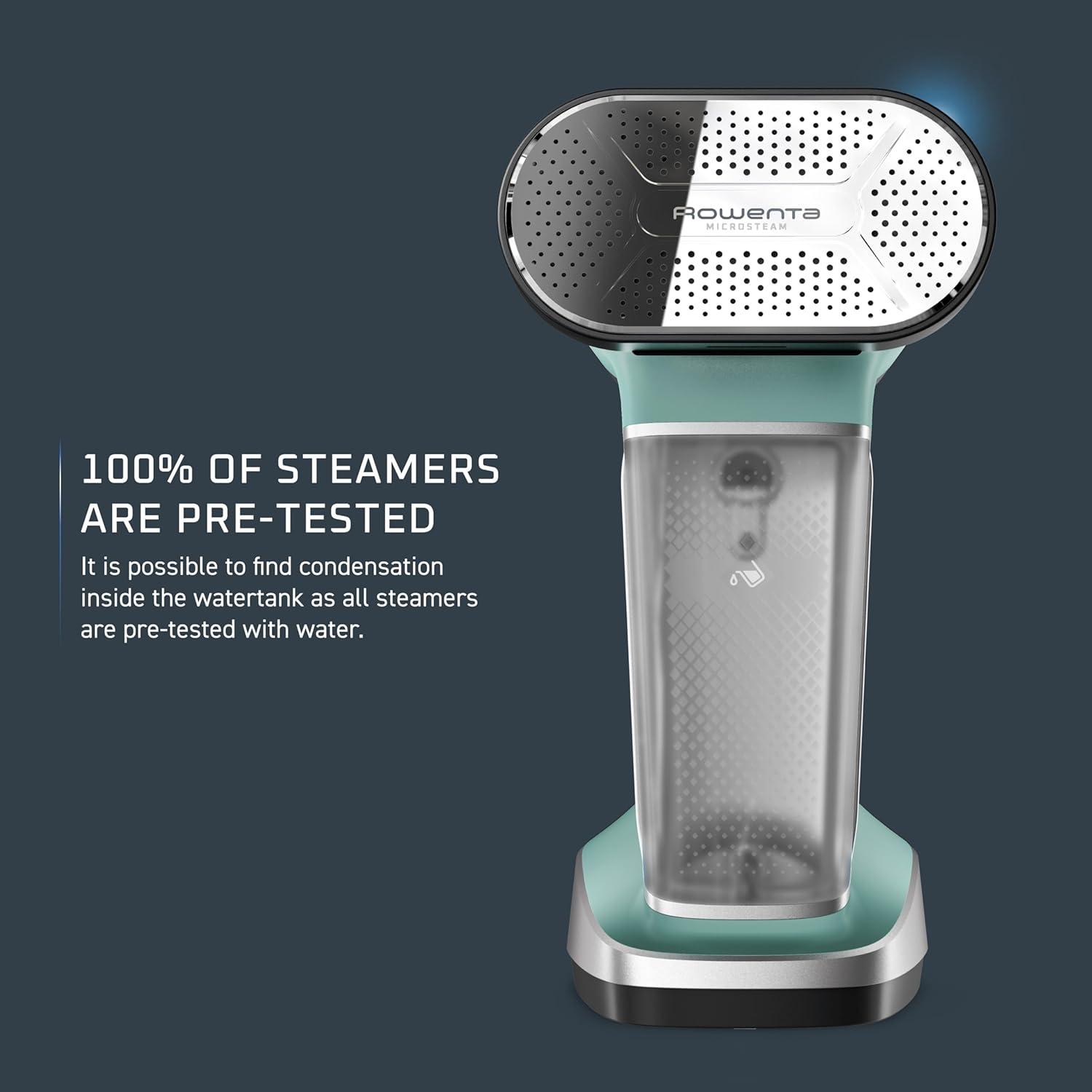 image:imageRowenta Handheld Steamer for Clothes Pure Force 2in1 Steamer amp Iron 1875W VerticalHorizonal Steaming amp Ironing Lightweight Autooff XL power 1875 Watts DR88222in1 Iron Steam