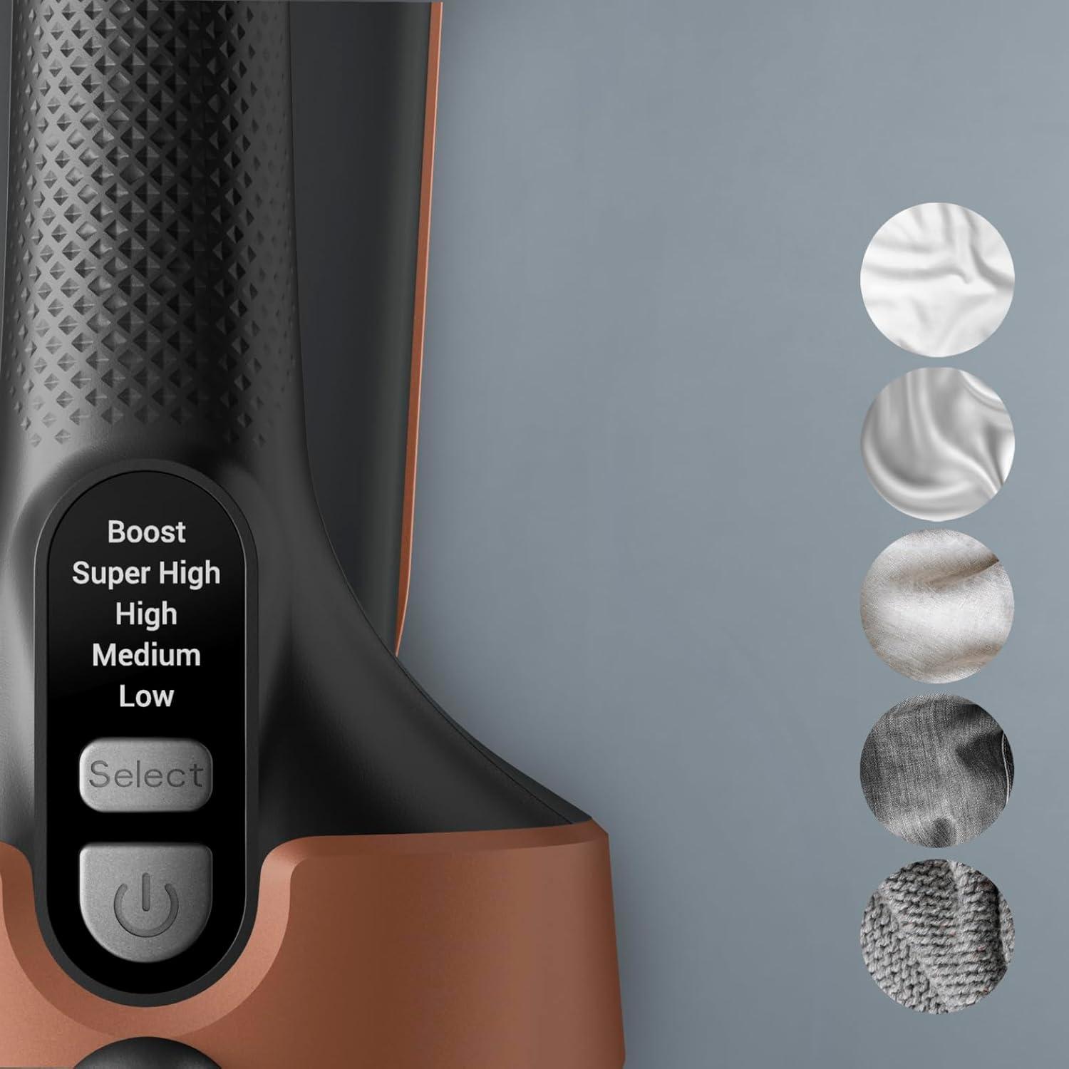 image:imageRowenta Handheld Steamer for Clothes Pure Force 2in1 Steamer amp Iron 1875W VerticalHorizonal Steaming amp Ironing Lightweight Autooff XL power 1875 Watts DR88223in1 Iron Steam Lint Remover