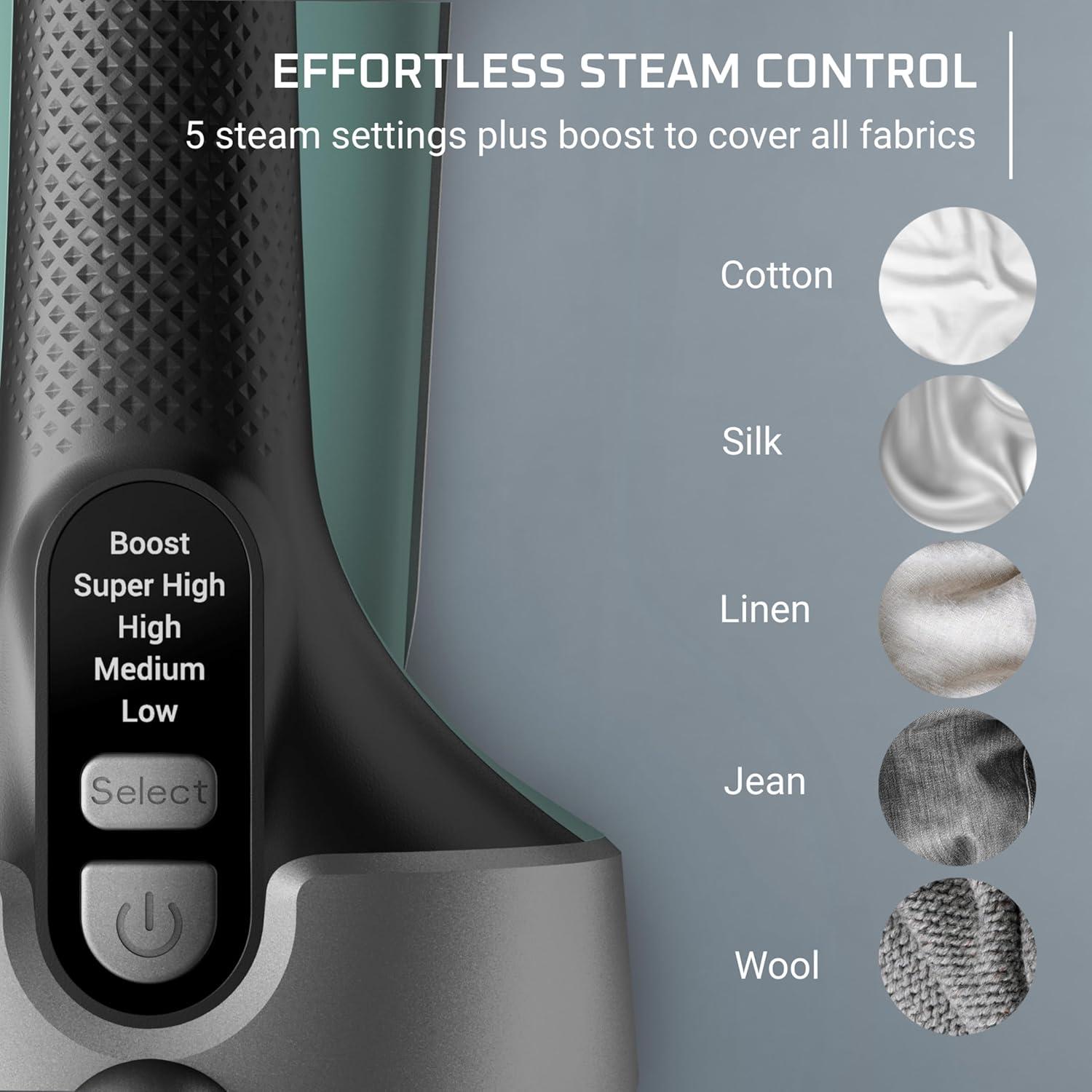 image:imageRowenta Handheld Steamer for Clothes Pure Force 2in1 Steamer amp Iron 1875W VerticalHorizonal Steaming amp Ironing Lightweight Autooff XL power 1875 Watts DR88222in1 Iron Steam
