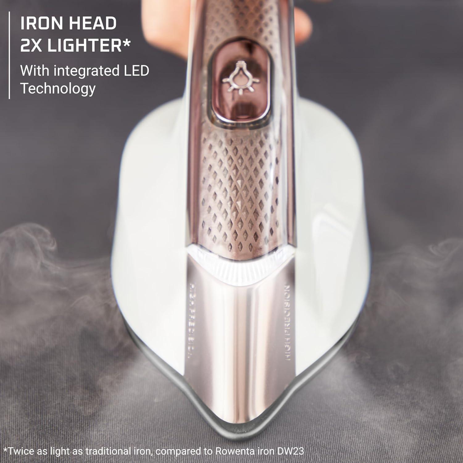 image:imageRowenta IXEO Steamer for Clothes with Ironing Board 65 Inches 45 Second Heatup 1 Liter Capacity 1500 Watts Ironing Portable Fabric Steamer Garment Steamer Adjustable QR1410BlackAllInOne