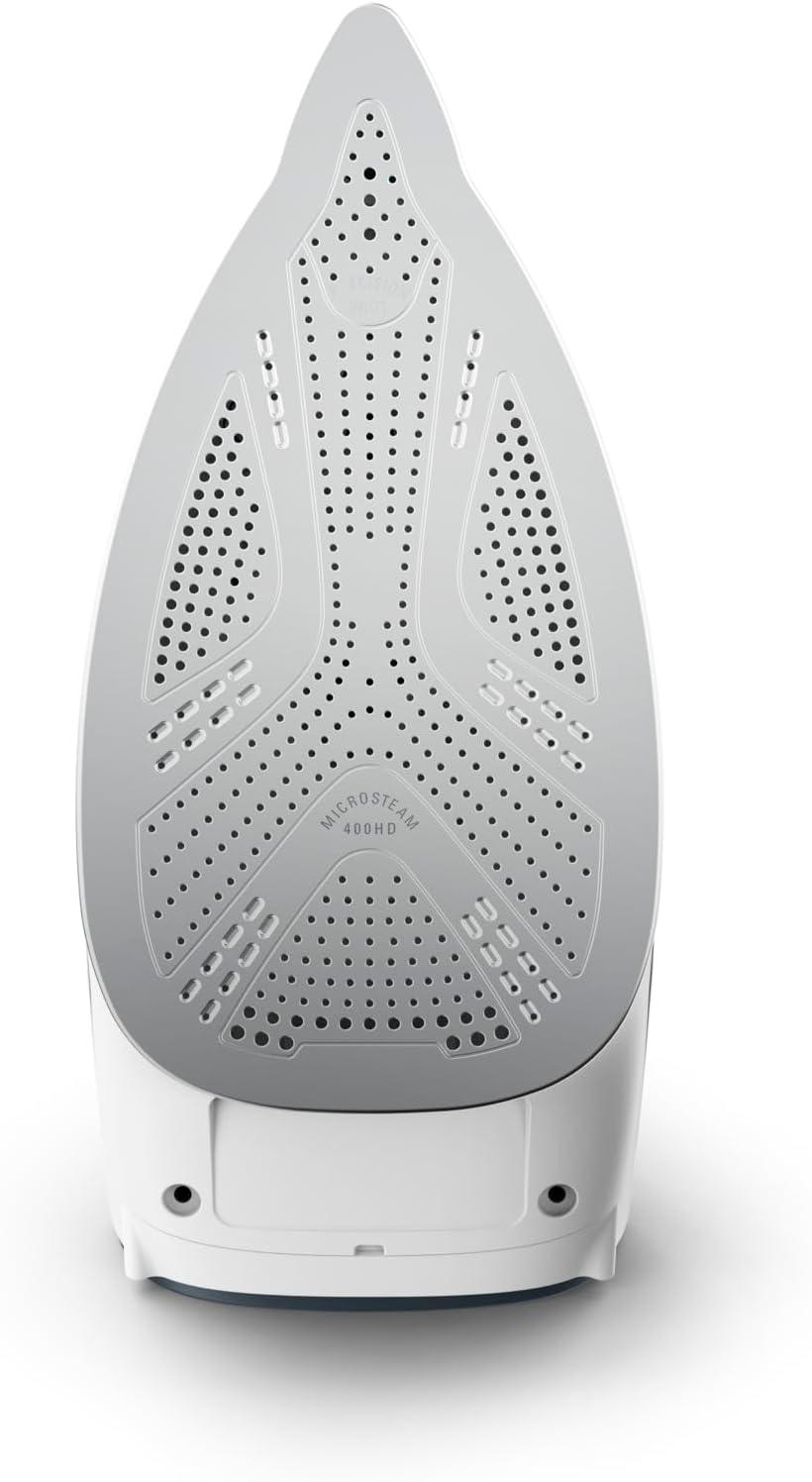 image:imageRowenta Iron Focus Excellence Stainless Steel Soleplate Steam Iron for Clothes Retractable Cord 400 Microsteam Holes Powerful steam LED Display 1750 W Ironing Clothes Cordreel Red DW5433Powerful Steam Boost