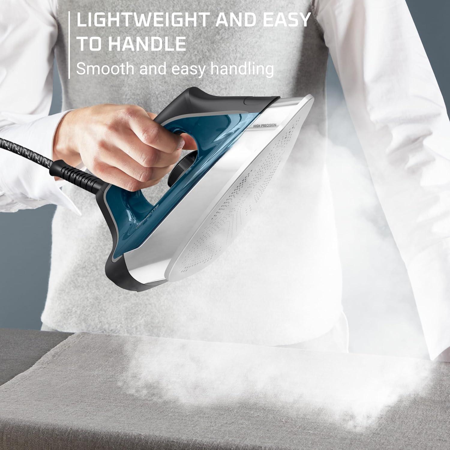 image:imageRowenta Iron Ultimate Steam Pro Stainless Steel Soleplate Professional Steam Station for Clothes 1800 Watts 13L Removable Tank Boiler Technology Fast Heat Up Black Clothes Iron DG8668High Pressure Steam