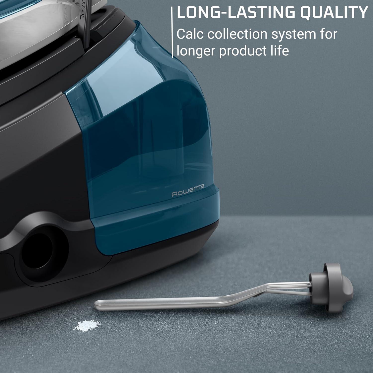 image:imageRowenta Iron Ultimate Steam Pro Stainless Steel Soleplate Professional Steam Station for Clothes 1800 Watts 13L Removable Tank Boiler Technology Fast Heat Up Black Clothes Iron DG8668High Pressure Steam