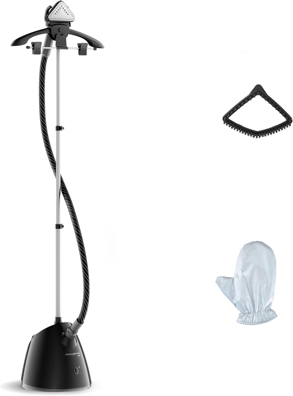 image:imageRowenta Steamer for Clothes Pro Style Full Size Steamer with 45 second heatup amp Removable 50 oz Water Tank 1500 Watts Included Clips to Hang Clothes Ironing Black Clothes Steamer IS2461XL Water Tank