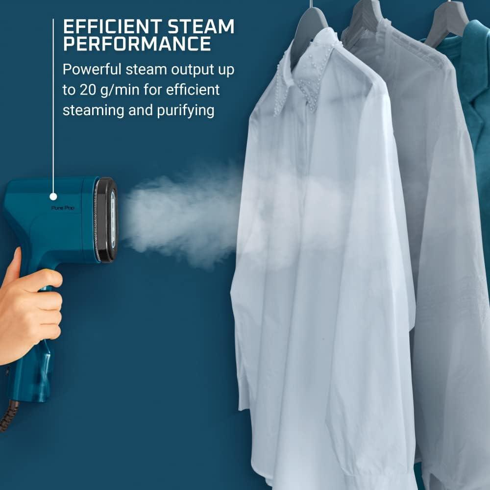 image:imageRowenta Travel Iron Pro Compact Stainless Steel Soleplate Hand Held Steamer Iron for Clothes 200 Microsteam Holes 1000 Watts Ironing Fabric Steamer Dual Voltage Mini Iron Purple DA1560Blue