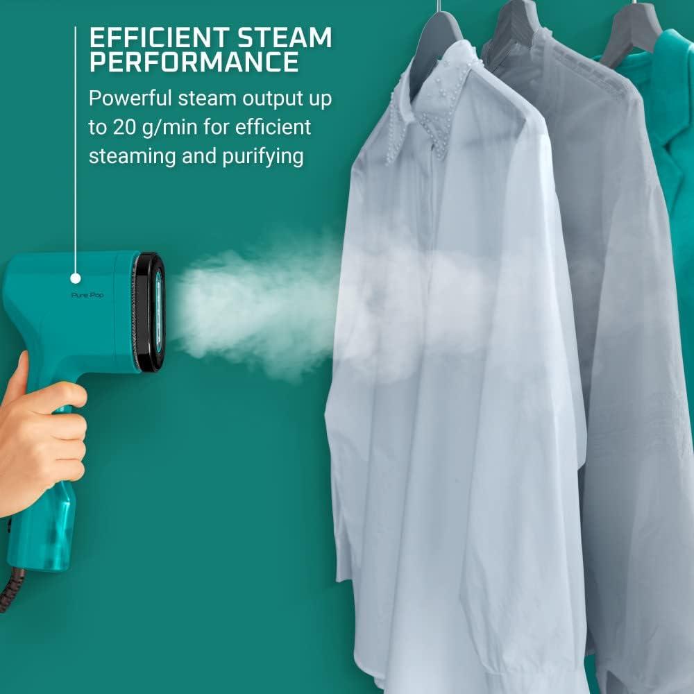 image:imageRowenta Travel Iron Pro Compact Stainless Steel Soleplate Hand Held Steamer Iron for Clothes 200 Microsteam Holes 1000 Watts Ironing Fabric Steamer Dual Voltage Mini Iron Purple DA1560Green