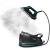image:imageRowenta Iron for Clothes High Pressure Steamer Iron with Boiler System 400 Steam Holes Vertical Steaming 37oz Tank Stainless Steel Soleplate AutoOff 1800 watts Black Green DG7626