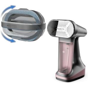 Rowenta Handheld Steamer for Clothes, Pure Force 2in1 Steamer & Iron, 1875W, Vertical/Horizonal Steaming & Ironing, Lightweight, Auto-off, XL power, 1875 Watts, DR8822(3-in-1 Iron  Steam & Lint Remover + Anti-dust Microfiber)