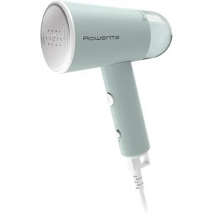 Rowenta Travel Iron, Pro Compact Stainless Steel Soleplate Hand Held Steamer Iron for Clothes, 200 Microsteam Holes, 1000 Watts Ironing, Fabric Steamer, Dual Voltage, Mini Iron, Purple, DA1560(Light Green)