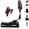 image:imageRowenta Cordless Vacuum Cleaner XForce Flex 1260 Vacuum 304 Oz XL Dust Container Flex technology Automatic Floor Detection 45Min Run Time 3Hr Charging Time For Pet 150 Air Watts RedStrong suction  45 Minutes