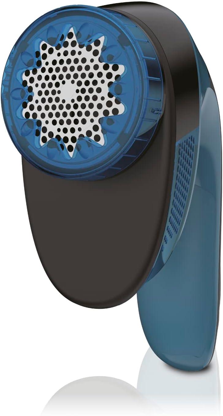 image:imageRowenta Portable Lint Remover and Fabric Shaver with Adjustable Shave Height Fabric Defuzzer RedBlue