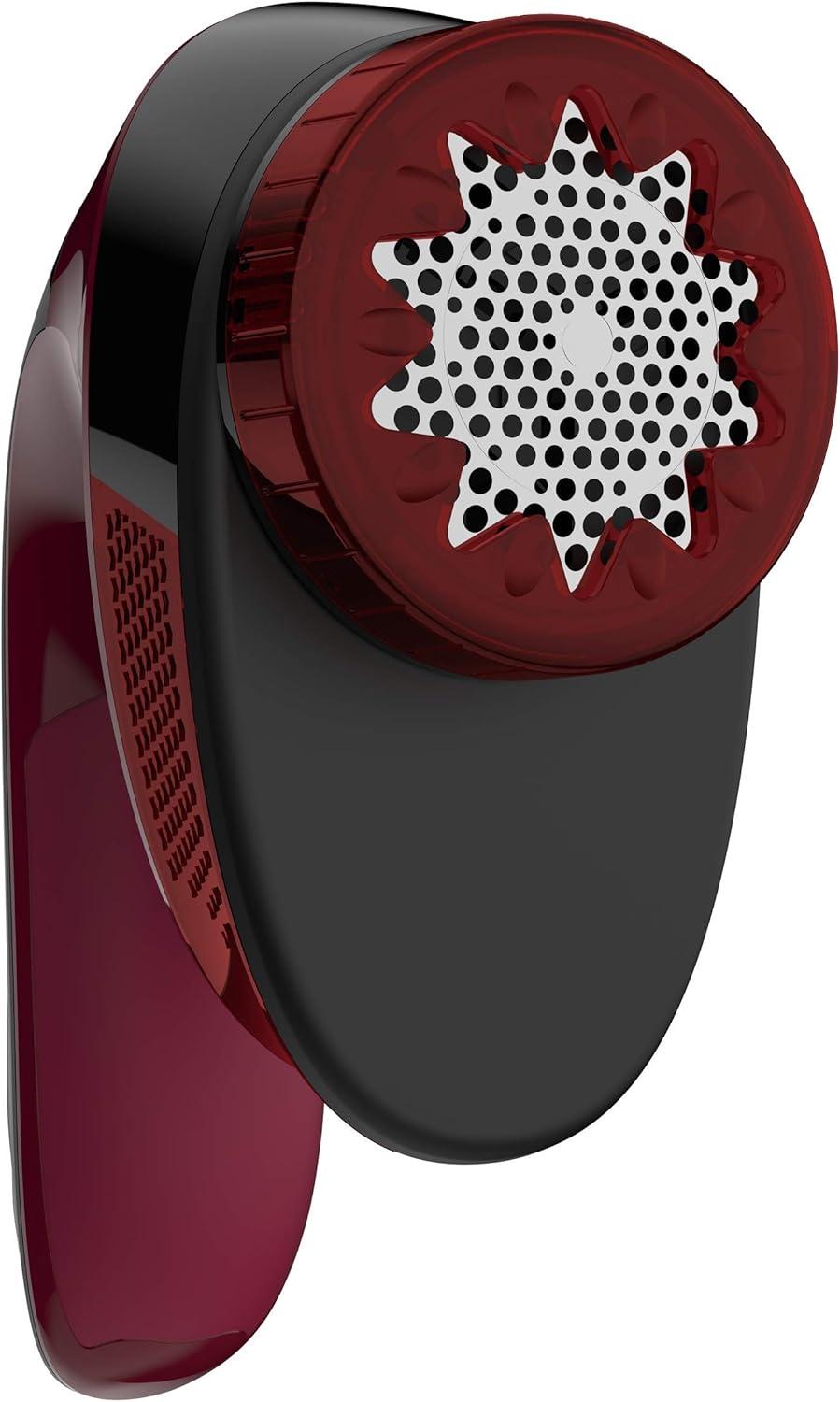 image:imageRowenta Portable Lint Remover and Fabric Shaver with Adjustable Shave Height Fabric Defuzzer RedRed