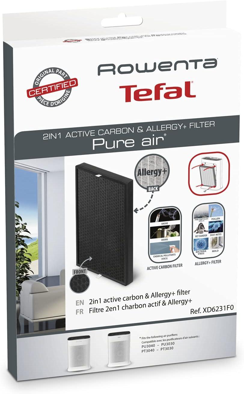 image:imageRowenta Pure Air Mid Size 2in1 Active Carbon amp Allergy FilterPack of 24