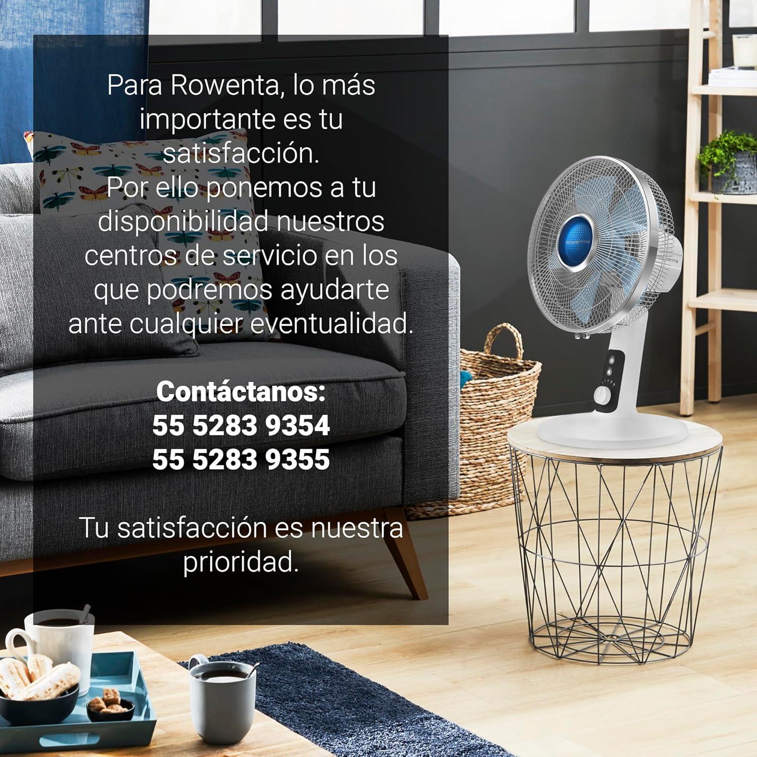 image:imageRowenta Tower Fan Fresh 180 Oscillating Fan Quiet Floor Fan for Bedroom 3 Speeds Powerful Cooling 40 Inch Standing Fan Black Indoor VU6661SilverBlack