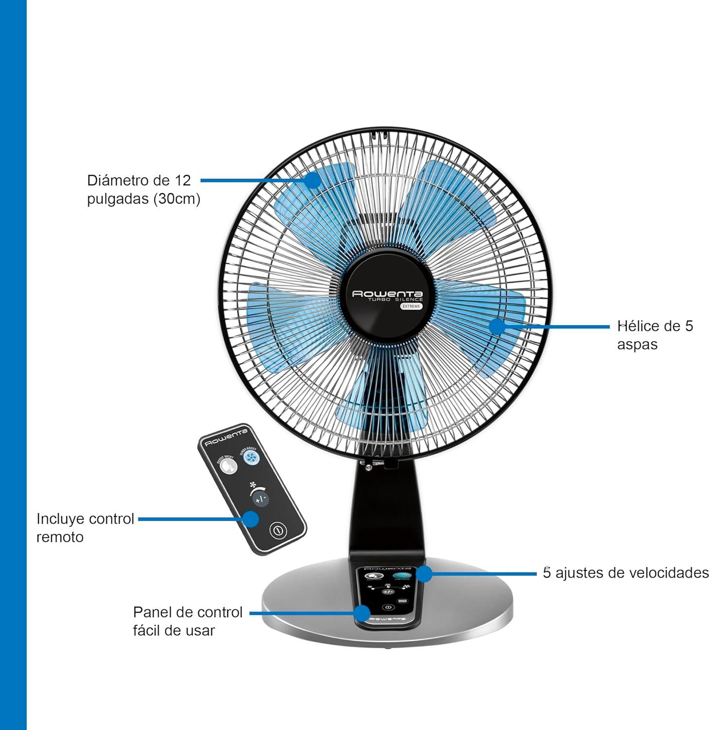 image:imageRowenta Tower Fan Fresh 180 Oscillating Fan Quiet Floor Fan for Bedroom 3 Speeds Powerful Cooling 40 Inch Standing Fan Black Indoor VU6661SilverBlack
