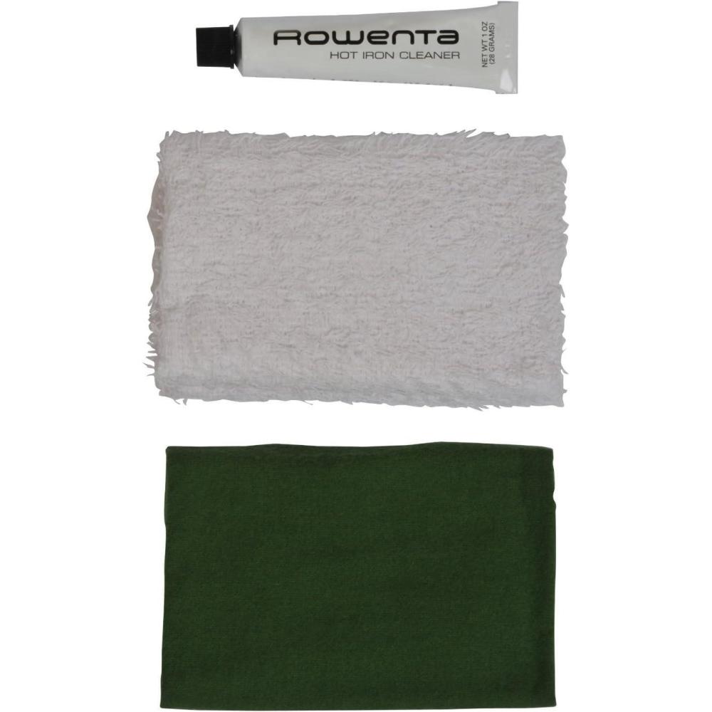 image:imageRowenta Garment Care Accessories Cleaning Kit for Steam Iron Non toxic Improve the Soleplate Glide Starch or Melted Synthetic Fiber Remover