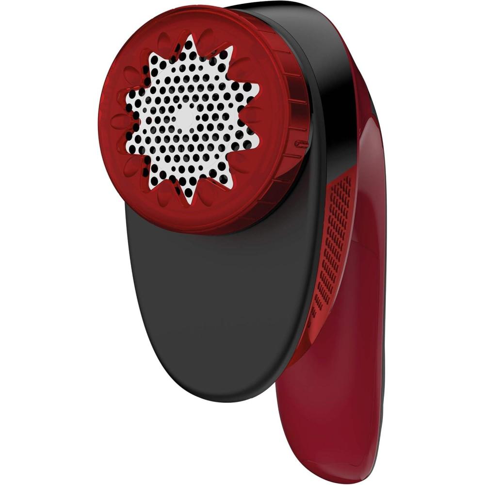 image:imageRowenta Portable Lint Remover and Fabric Shaver with Adjustable Shave Height Fabric Defuzzer RedRed