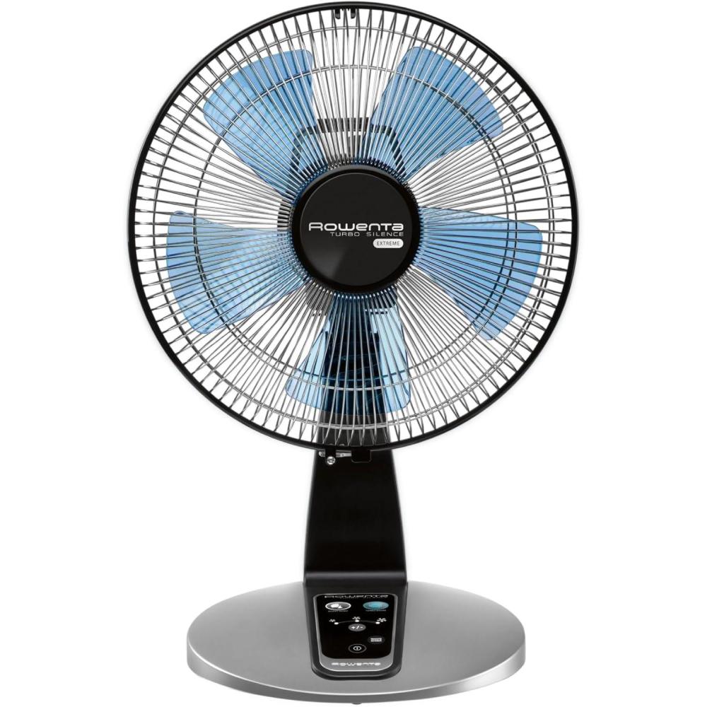 image:imageRowenta Tower Fan Fresh 180 Oscillating Fan Quiet Floor Fan for Bedroom 3 Speeds Powerful Cooling 40 Inch Standing Fan Black Indoor VU6661SilverBlack