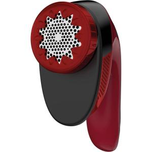 Rowenta Portable Lint Remover and Fabric Shaver with Adjustable Shave Height, Fabric Defuzzer, Red(Red)
